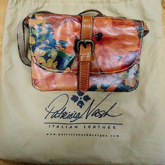 Patricia Nash Floral Crossbody - Picture 2 of 5